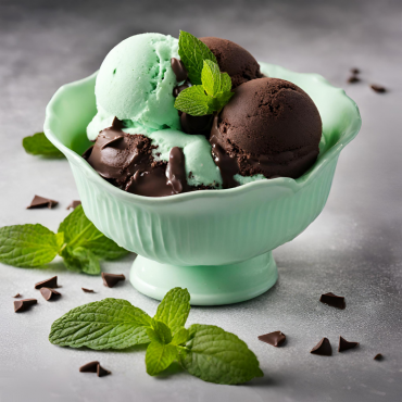 Glace Menthe Chocolat