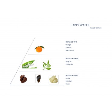 Happy Water (mandarine basilic)