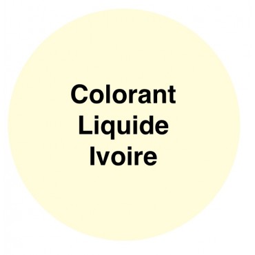 Colorant Ivoire liquide naturel