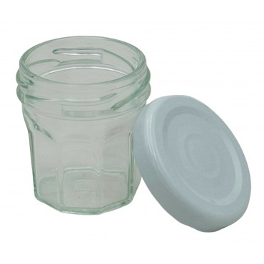 10 X Small jam jar 44ml with lid