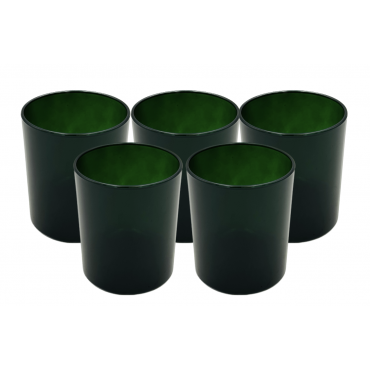 80 X Emerald 9cl glasses