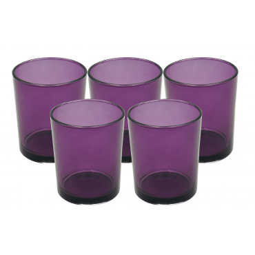 60 X Purple 20cl glasses