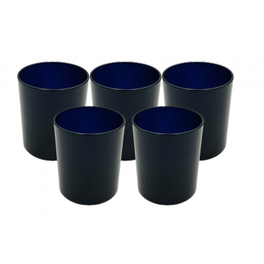 60 X Navy Blue 20cl glasses