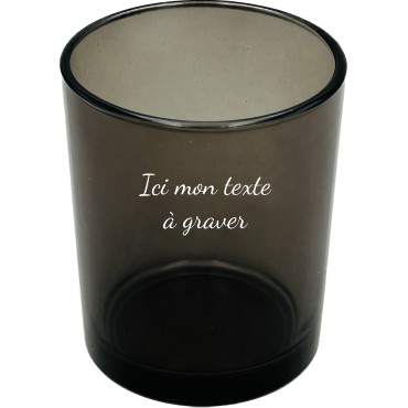 10 X verres à graver 20cl gris