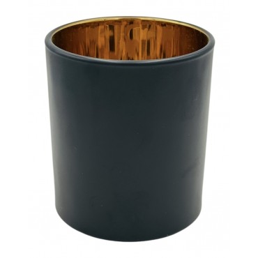 60 X ELECTRO Black and gold 30cl glasses