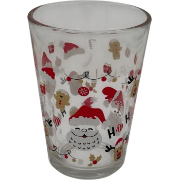 10 X Verre 27cl Père Noël