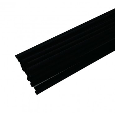 4MM X 200MM Tiges noires en...