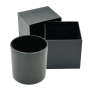 60 X 55cl gris + boite cloche
