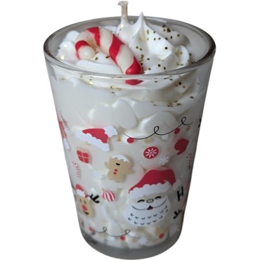 10 X 27cl Santa Claus glass