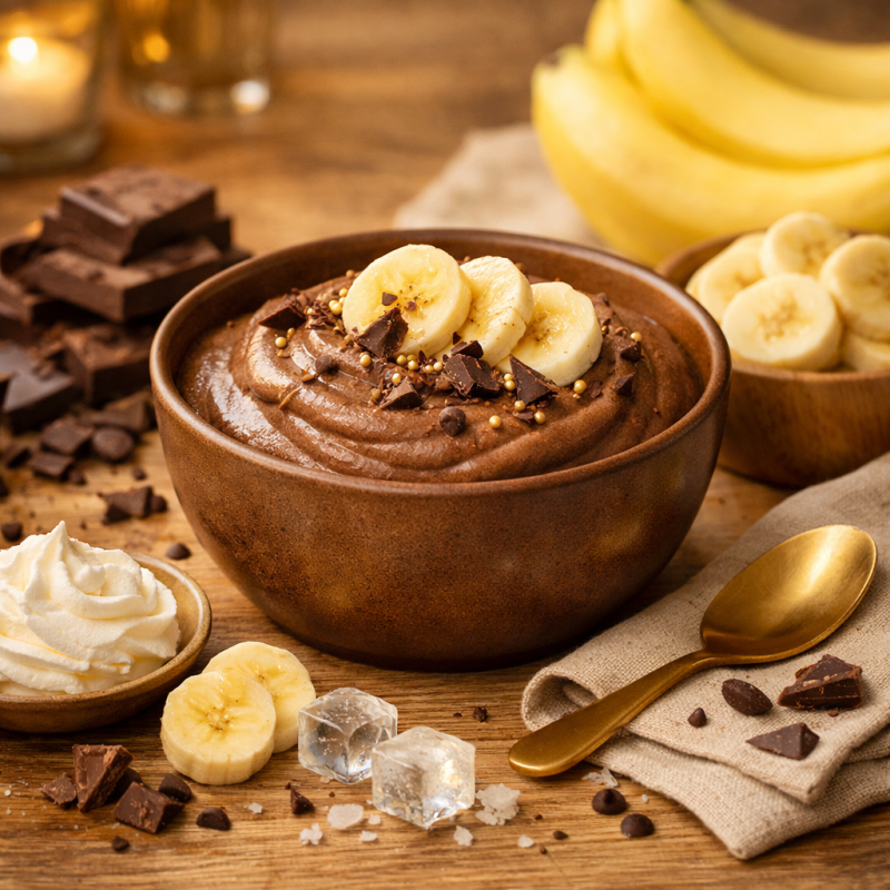 Mousse Chocolat banane