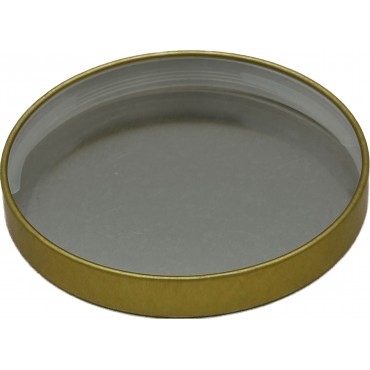 20cl GOLD metal lid for jar with seal