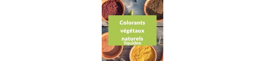 Colorants liquides en végétaux naturels